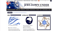Desktop Screenshot of jewsdownunder.com