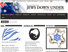 Tablet Screenshot of jewsdownunder.com